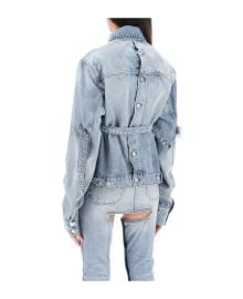 Courrges Bi-styling Denim Jacket italist at italist